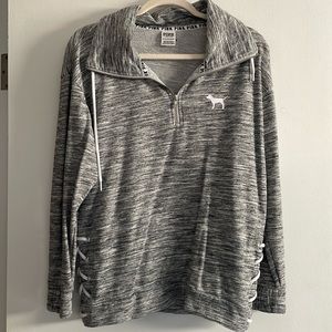 PINK quarter zip sweatshirt